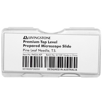 Livingstone Premium Top Level Prepared Slide, Pine Leaf Needle, Transverse Section, Each Each
