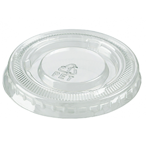 Livingstone Portion Cup Lids, Fits 1oz Cups, 45mm, PET, Clear, 100 Pieces/Sleeve, 50 Sleeves/Carton, 5000/Carton Carton