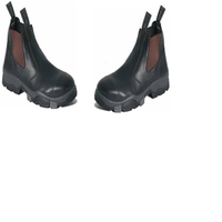 Burke Leather Boot PU/Tpusole W Steel Toe Cap Size 11 Pair