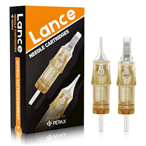 Pepax Cartridges, 5 Round Shader, 0.35mm, Long Taper, 20/Box Box