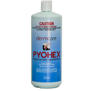 Dermcare Pyohex Medicated Foam Shampoo, 1 Litre, Antibacterial, Each Each