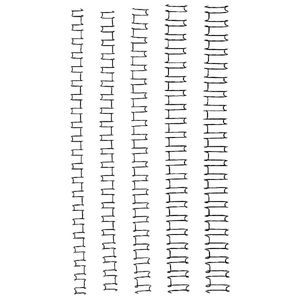 WIRE BINDING COILS 14MM BLACK BOX/80 Box