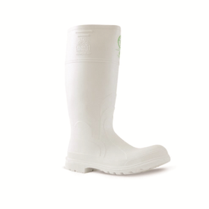 Bata Utility Rubber Gumboots No. 7, 400mm, PVC, Non-Safety, White, Pair Pair