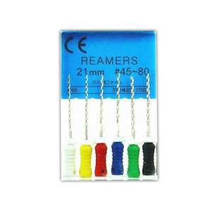 Reamers 21mm, No. 80 , 6/Pack Pack