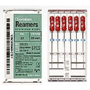KERR 06132 REAMERS 25MM #45 6/PK Pack