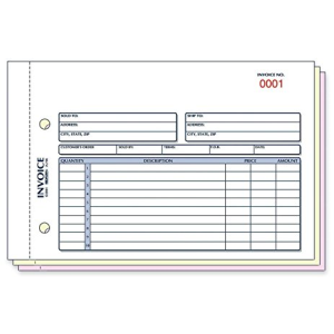 COMP. PAPER REDIFORM 3 PART INVOICE 750/CTN Carton