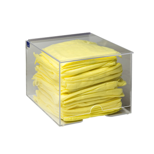 Rack'Em 5201 Isolation Gown Dispenser, 31.11(L) x 40(W) x 26.67(H) cm, Acrylic, Clear, Each Each