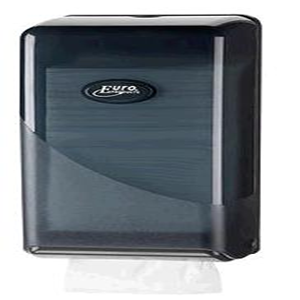 Royal Touch "Little Hands" Interleaved Toilet Tissue Dispenser, 57.5 x 13.5 x 12.1cm, Pearl Black, Each Each