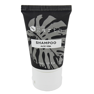 Sofeel Earth Shampoo, Biodegradable, Aloe Vera, 30ml Cap Top Bottles, 300/Carton Carton