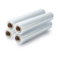 Lincon Hand Stretch Wrap - Cast Film, 500mm x 375 Metres, 25um, Clear, 4 Rolls/Carton Carton