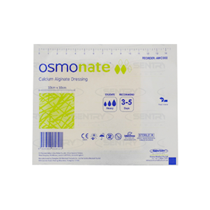 Osmonate® Calcium Alginate Dressing, 10 x 10cm, Sterile, Non-Adhesive, 10 Pieces/Box Box