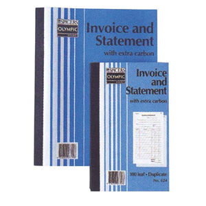 INV/STAT BOOK #626 10"X8" 250X200M DUP. 100LF EACH Each