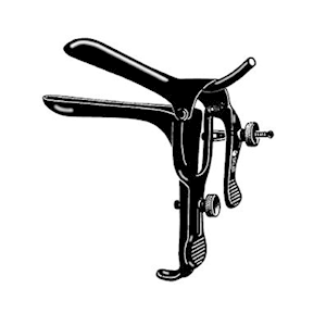 Vaginal Speculum, Pederson, Duckbill, Sand Blasted, Smoke Tube, Stainless Steel, Large, Each Each
