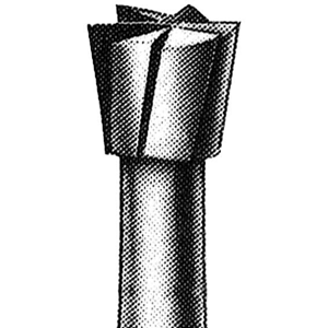 SSW 33 533 Tungsten Carbide Burs, Inverted Cone, ISO 010 #06(1/2), Friction Grip, Made in UK, Each Each