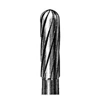 SSW 1158 Tungsten Carbide Burs, Domed Fissure, ISO 137 #12(3), Friction Grip, Made in UK, Each Each