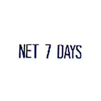 S/INKING SHINY NETT 7 DAYS BLUE EACH Each