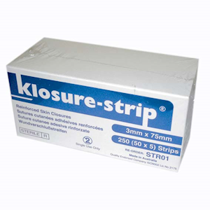 Out of Date,Wound Skin Closure Strips No.1, 3 x 75mm,5/PK, 50PK/BX, Original Unopened Condition, Price Discounted, While Stocks last Box