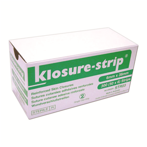 Klosure-Strip Livingstone Reinforced Wound Skin Closure Strips No. 03, 6 x 38mm, 6/Pack Each