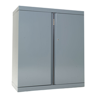 STATIONERY CUPBOARD LGE1030X900X450 LIGHT GREY EA Each