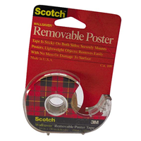Scotch Wallsaver Removable Poster, 19mm x 3.81m, Each Each