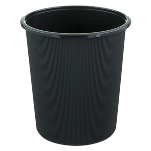 TQO Garbage Rubbish Bin, 8-10 Litres, Black, Each Each