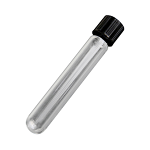 Test Tube, Glass, with Recyclable Polypropylene Screw Cap, 16 x 100mm, 1000/Pack Pack