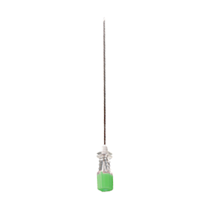 Uniever Quincke Spinal Needle, 21 Gauge x 3.5 Inches, 90mm, Green, 25 Pieces/Carton Box