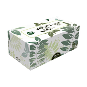 Veora Everyday Facial Tissues, 2-Ply, 190 x 200mm, 100 Sheets/Pack, 48 Packs/Carton Carton