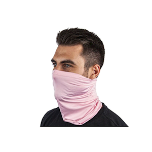Victoria's Basement Bandana Neck Gaiter, UPF Fabric, Non-Medical, Pink Colour, Each
