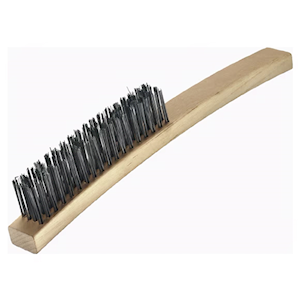 Extra Stiff Wire Brush, 4 Row, Each Each