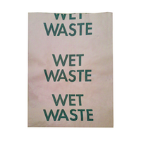 Australian Multiwall Wet Waste Bag, 2-Ply, 505 x 890mm, 80GSM, Semi Extensible, 30um HDPE Tube, Open Mouth Sewn End, Green, 25 Pieces/Pack Pack