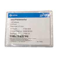 Whatman WCN Plain Cellulose Nitrate Membrane Filter, 47mm Dia, 0.45um Pore Size, 100/Pack Pack