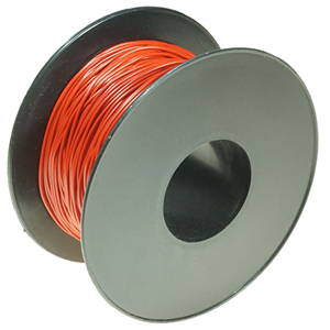 Bellwire, Copper, Red 1 x 0.5mm, 100 Metres/Roll Each