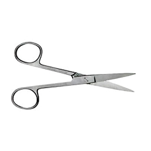 Livingstone Nurses Surgical Dissecting Scissors, 10cm, 22grams, Sharp/Sharp, Straight, Stainless Steel, Each Each
