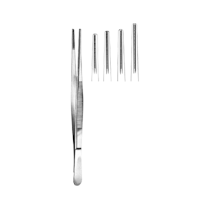 Debakey Atrauma Tissue Forceps with Serrated Teeth, 13cm, Stainless Steel, Each Each