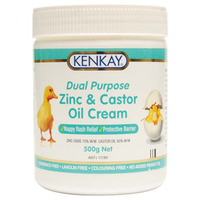 Out of Date, Zinc and Castor Oil, 500g, Each, Original Unopened Condition, Price Discounted, While Stocks last Each